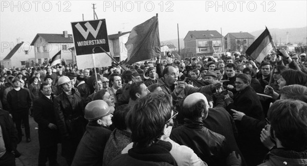 The NPD's right-wing radical action Resistance was a nationwide response to Willy Brandt's 1970 policy of understanding with the East