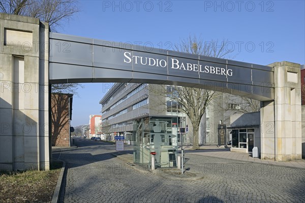 Main entrance to the film studios in Potsdam Babelsberg