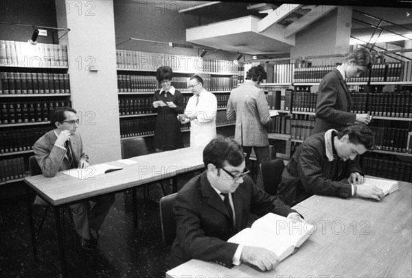 In the university library in Bochum in 1965