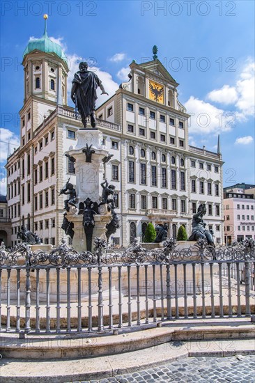 Augustus Fountain on the Town Hall Square