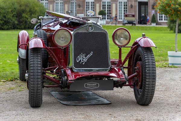 Vintage car Alfa 6C 1750 Testa Fissa