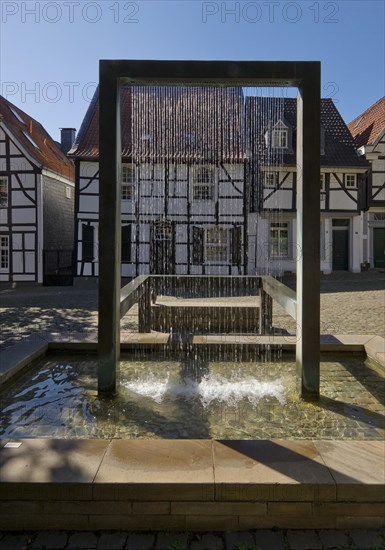 Weavers' Fountain by Wolfgang Liesen on Tuchmacherplatz