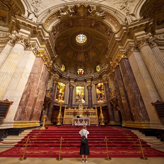 Interior view of altar