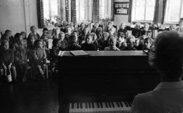 Kindergarten of the Minister Stein colliery in Dortmund in 1969.