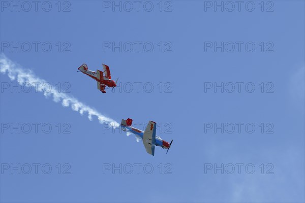 Yak and Biplane demonstration flight