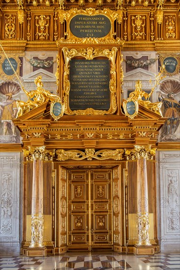Door portal in the Golden Hall in the Town Hall