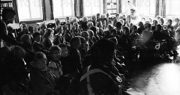 Kindergarten of the Minister Stein colliery in Dortmund in 1969.