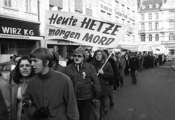 The NPD's right-wing radical action Resistance was a nationwide response to Willy Brandt's 1970 policy of understanding with the East