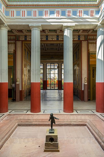 Inner courtyard of the Pompejanum in Aschaffenburg