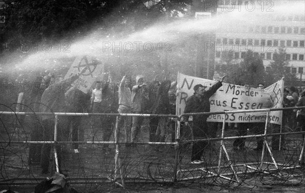 During the election campaign of the right-wing National Democratic Party of Germany