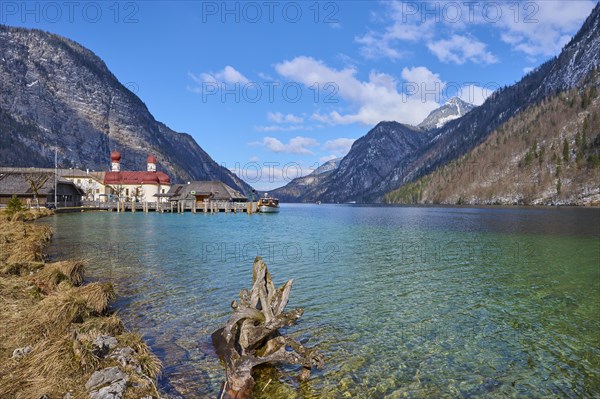 Monastery St Bartholomae at Koenigsee