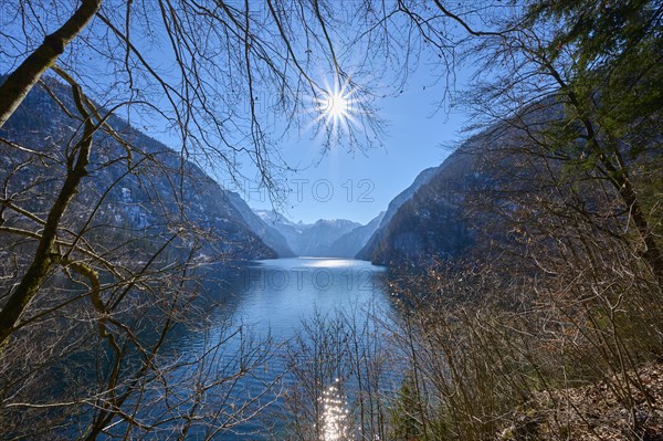 Lake Koenigsee in winter