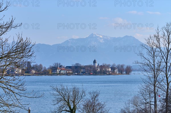 Lake Ciemsee with Fraueninsel