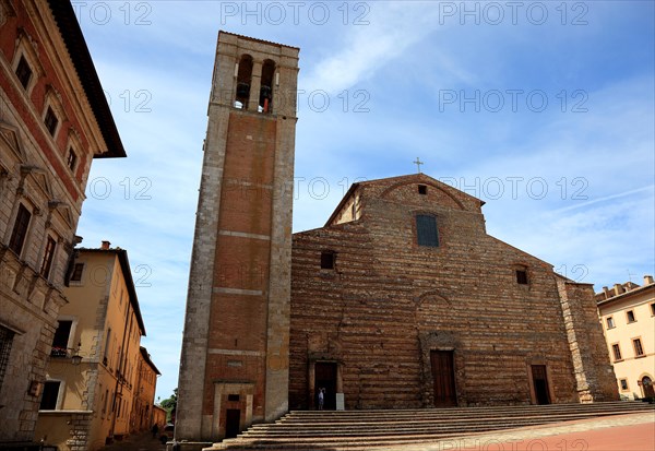 In the old town of Montepulciano