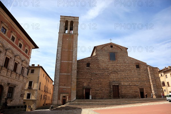 In the old town of Montepulciano