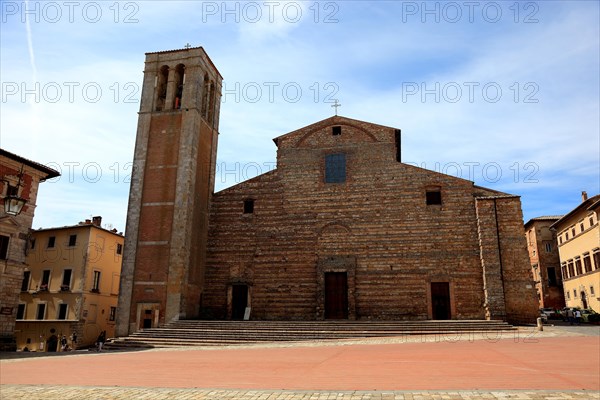 In the old town of Montepulciano