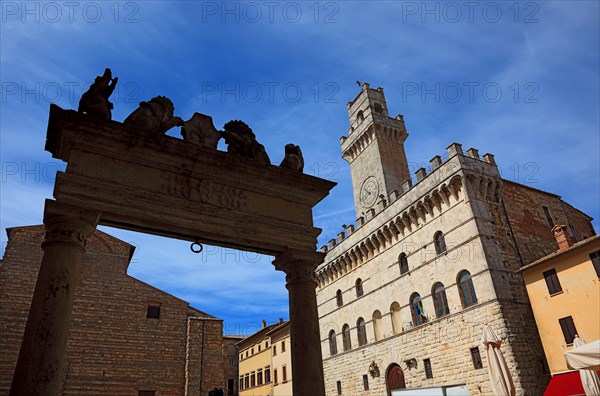 In the old town of Montepulcianot