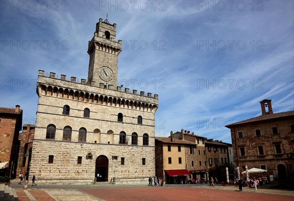 In the old town of Montepulciano