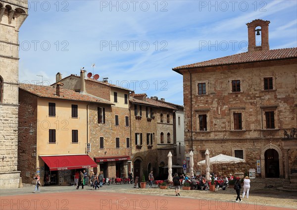 In the old town of Montepulciano