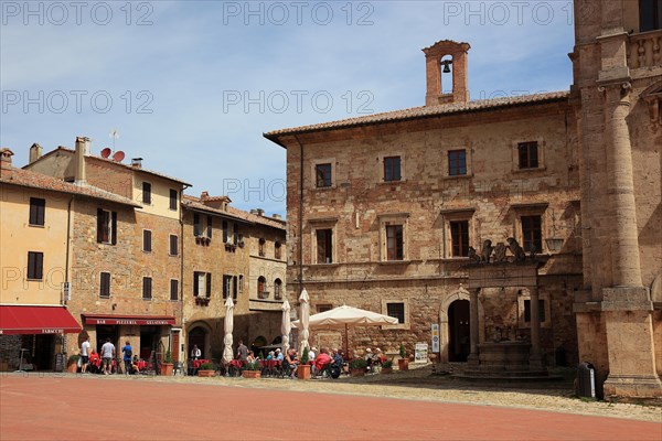 In the old town of Montepulciano