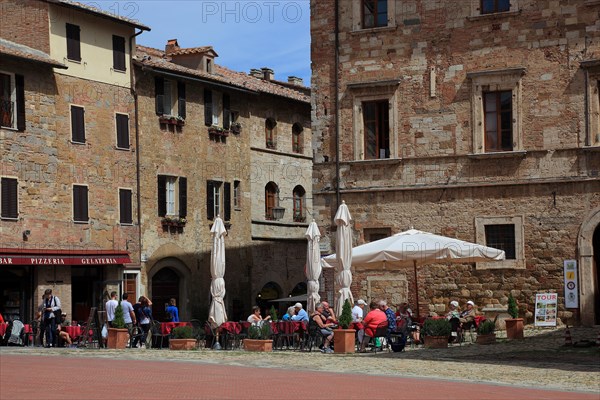 In the old town of Montepulciano