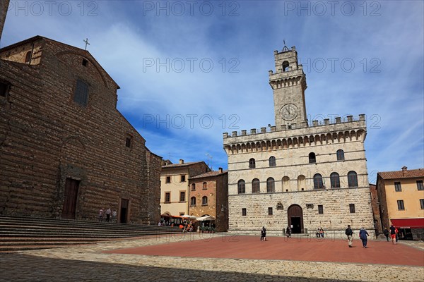 In the old town of Montepulciano