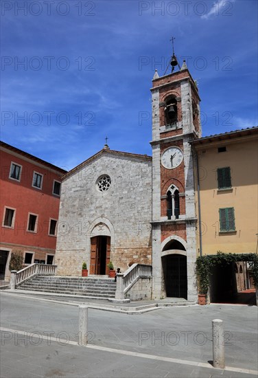 In the historic town of San Quirico d'Orcia