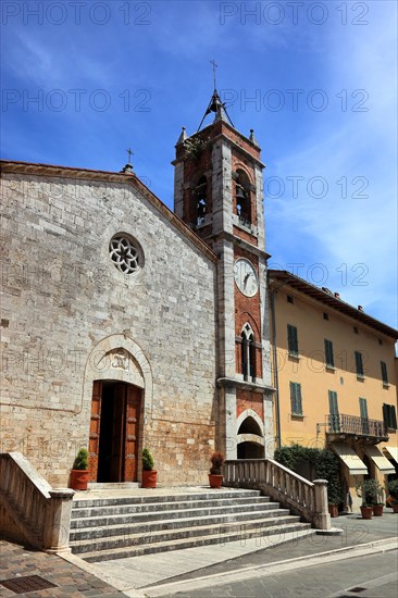 In the historic town of San Quirico d'Orcia