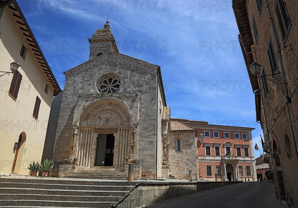 In the historic town of San Quirico d'Orcia