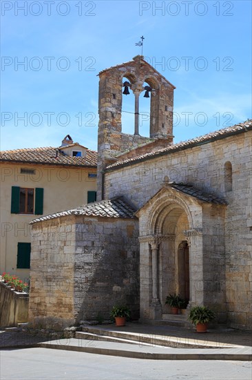 In the historic town of San Quirico d'Orcia