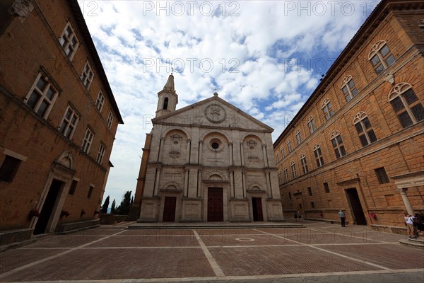 In the old town of Pienza