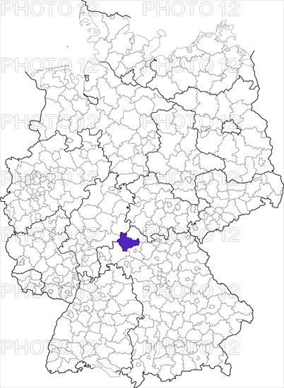 District of Bad Kissingen in Bavaria