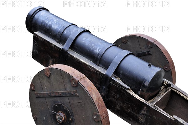 Replica of medieval gunpowder cannon