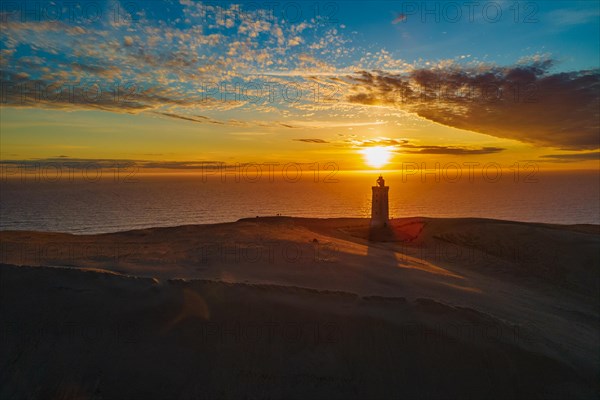Sunset over Rubjerg Knude Lighthouse