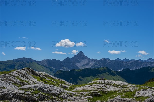 Koblat high trail on the Nebelhorn