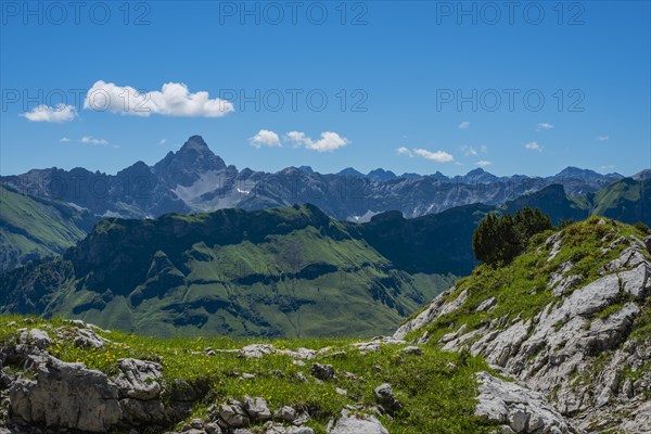 Koblat high trail on the Nebelhorn