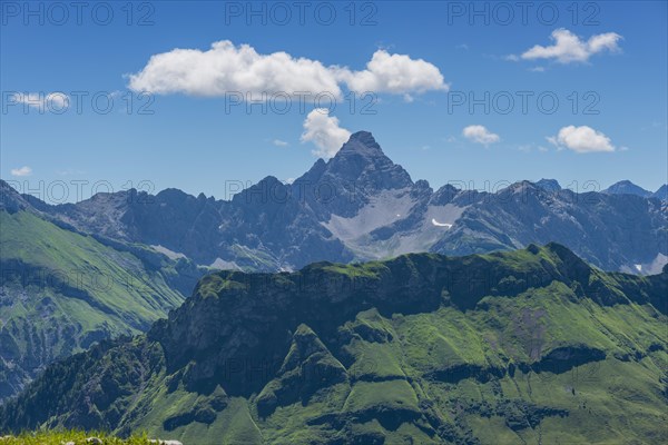 Koblat high trail on the Nebelhorn