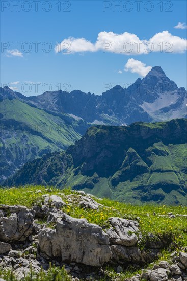 Koblat high trail on the Nebelhorn