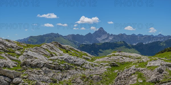 Koblat high trail on the Nebelhorn