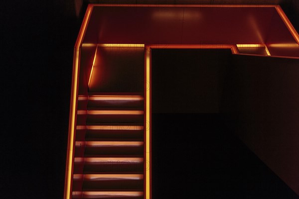 Illuminated staircase