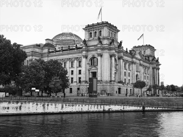 Reichstag building on the Spree