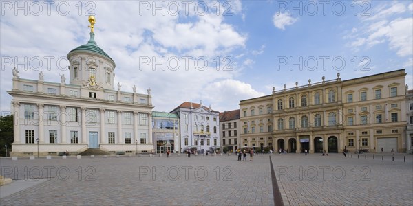 Old Town Hall with Potsdam Museum and Museum Barberini