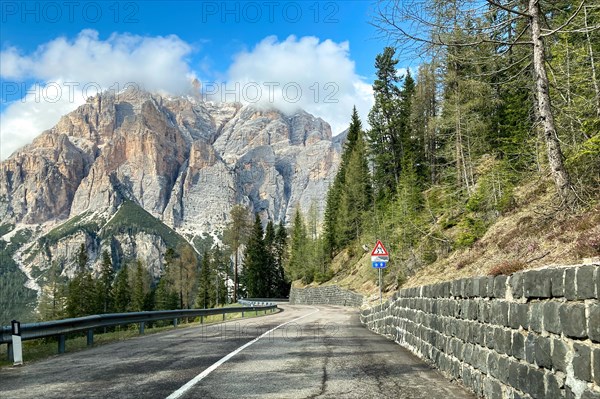 Mountain road in South Tyrol