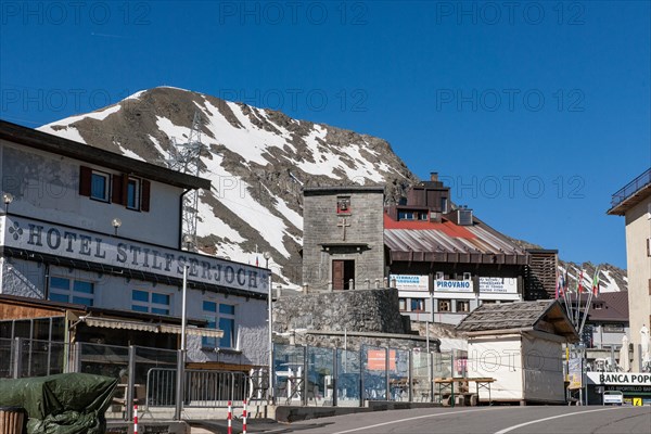 Buildings on the Stilfser Joch Stelvio Pass