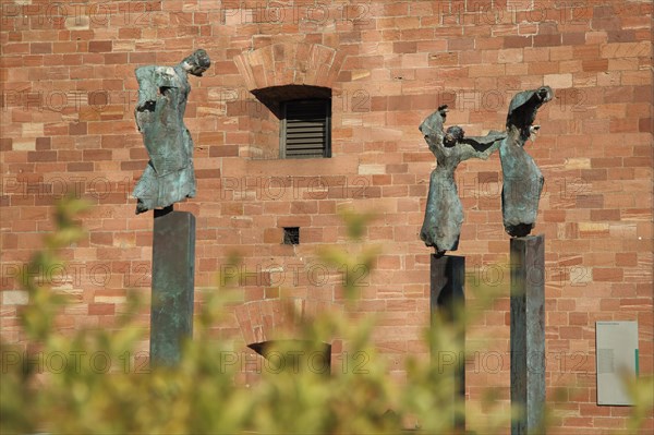 Sculpture The Rhine Daughters by Karlheinz Oswald 2004