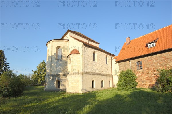Romanesque Konradsburg with basilica