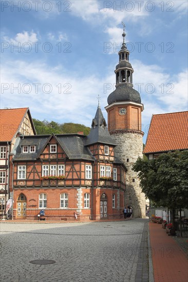 Saigerturm and half-timbered house