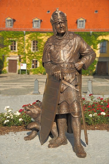 Monument and figure to Albrecht I of Brandenburg