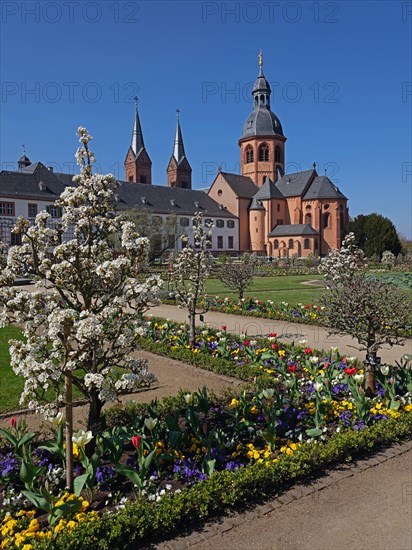 Einhard Basilica and monastery garden