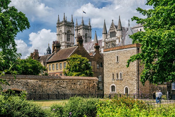 Old Town Houses and Towers of Westminster Cathedral